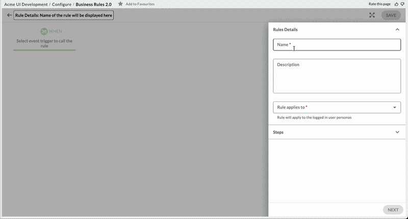 Setting up a custom email notification in Business Rules 2.0